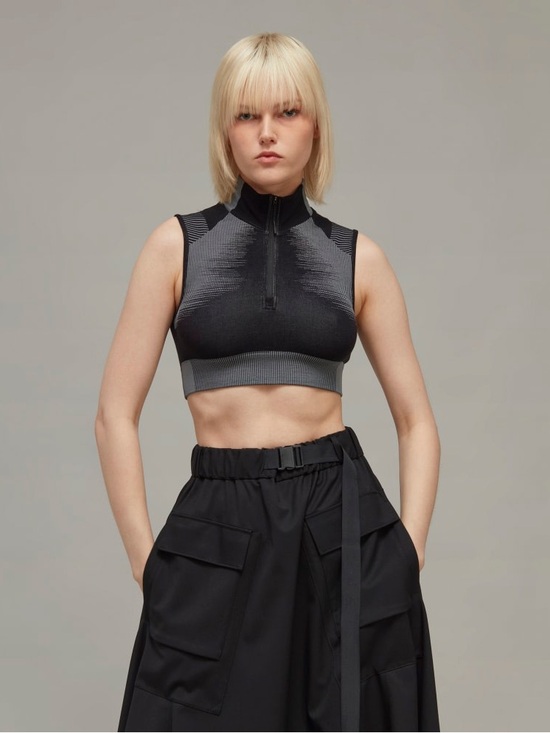 adidas Tops - Adidas Y-3 Black Engineered Top